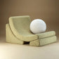 Fauteuil Modulable Enfant Vert Anis - Modèle Moon Wigiwama