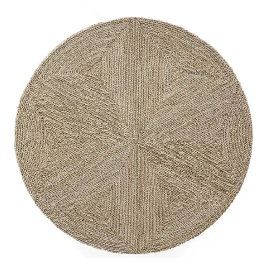 Grand Pouf Jonc de Mer Naturel - Diamètre 100 cm Bazar Bizar