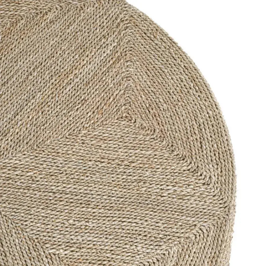 Grand Pouf Jonc de Mer Naturel - Diamètre 100 cm Bazar Bizar