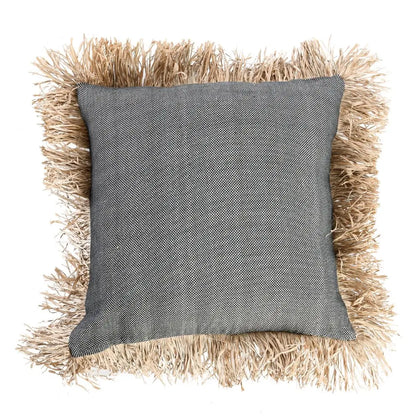 Housse Coussin Bonita - Noir Naturel - Coussin Dorsey