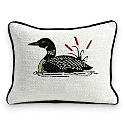 Housse Coussin Brodé Canard - Coussin Dorsey