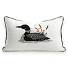 Housse Coussin Brodé Canard - A 30x50CM