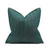 Housse Coussin Chenille Vert - VERT - C