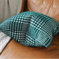 Housse Coussin Chenille Vert - Coussin Dorsey