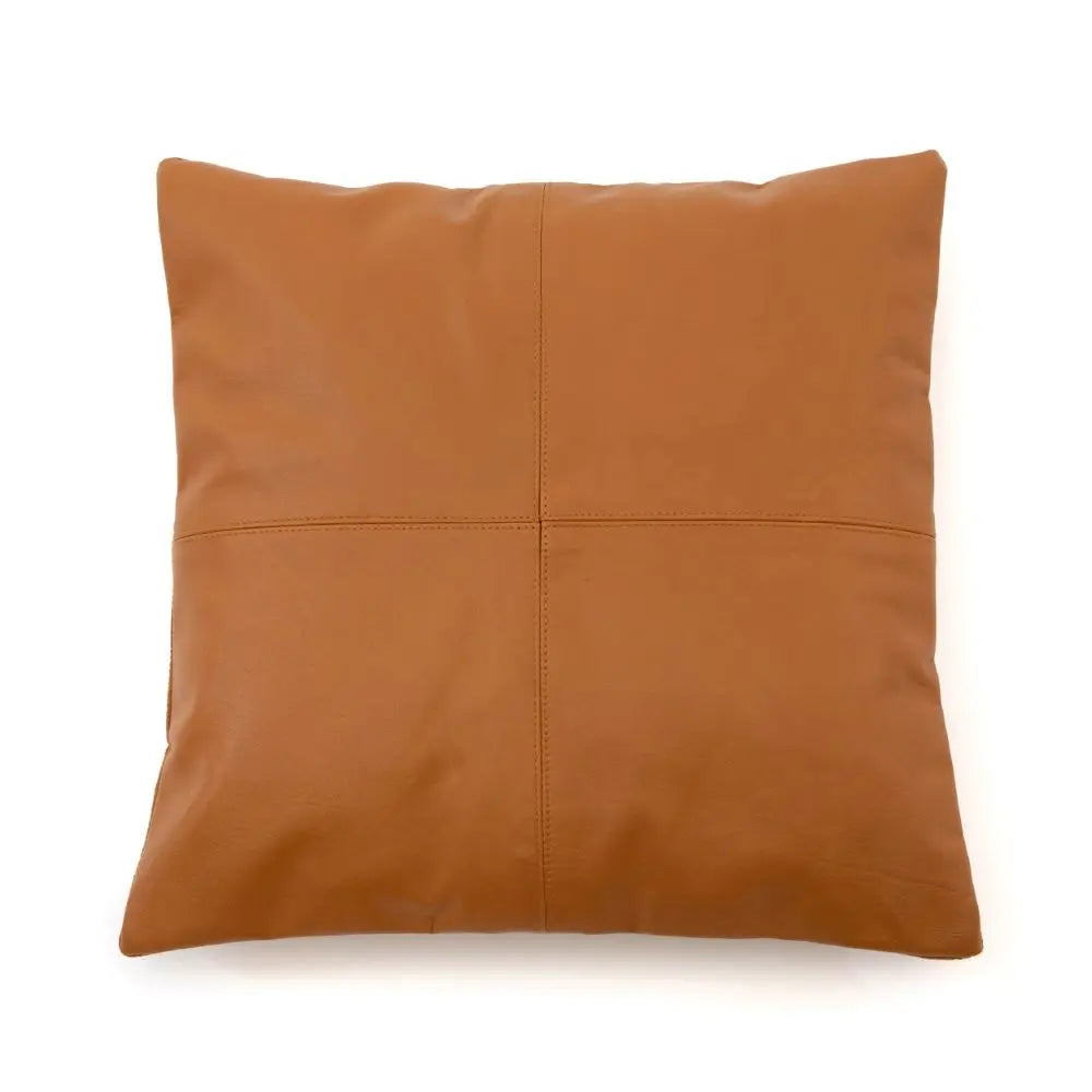 Housse Coussin Cuir - Camel 40x40 - Coussin Dorsey