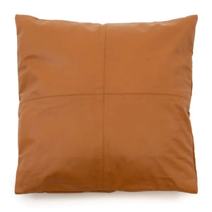 Housse Coussin Cuir - Camel 60x60 - Coussin Dorsey