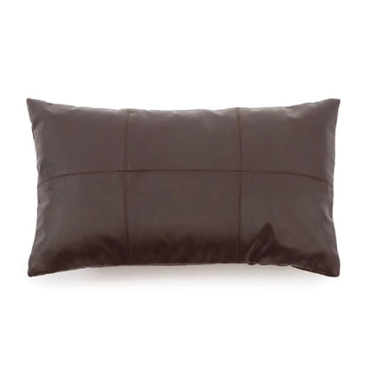 Housse Coussin Cuir - Chocolat 30x50 - Coussin Dorsey