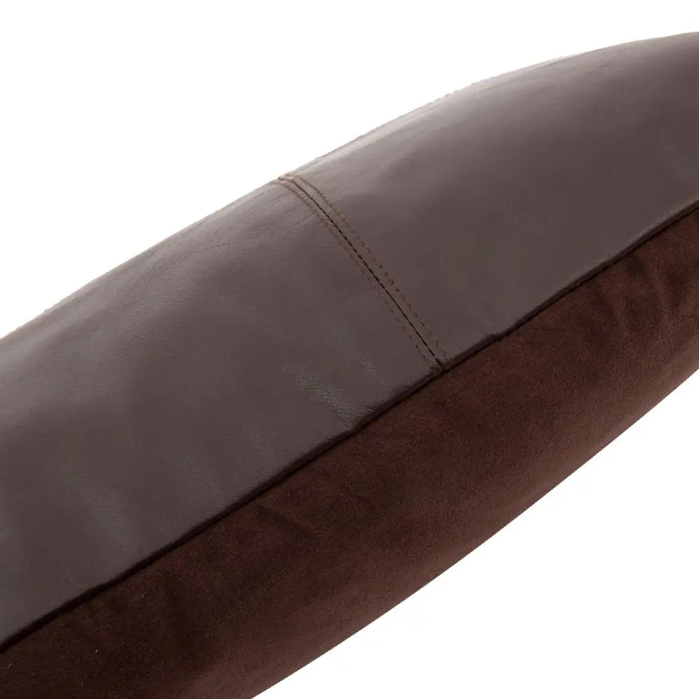 Housse Coussin Cuir - Chocolat 30x50 - Coussin Dorsey