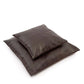 Housse Coussin Cuir - Chocolat 40x40 - Coussin Dorsey