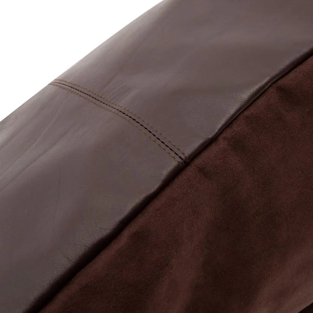 Housse Coussin Cuir - Chocolat 60x60 - Coussin Dorsey