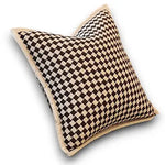 Housse Coussin Marron Abstrait - Coussin Dorsey