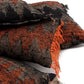 Housse Coussin Oh My Gee - Noir Orange - Coussin Dorsey