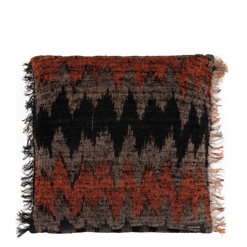 Housse Coussin Oh My Gee - Noir Orange - Coussin Dorsey