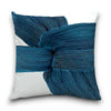 Housse Coussin Peinture Abstraite Bleu - C