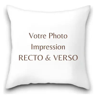 Housse Coussin Personnalisée Photo Recto Verso - Coussin Dorsey