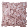 Housse Coussin Pétales de Fleurs Romantique - 45x45cm Rose