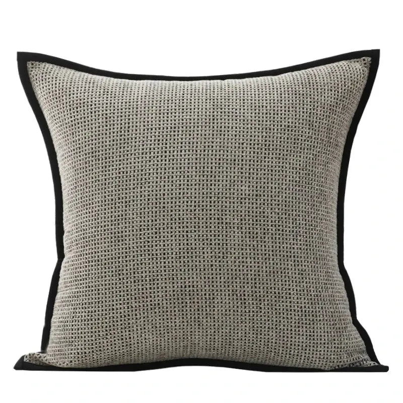 Housse Coussin Velours Jacquard Moderne - Coussin Dorsey