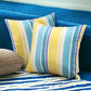 Housse Coussin Waterproof Jaune Bleu Coussin Dorsey