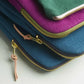 Housse Ordinateur Coton Bio Bleu - Iona Orage La Cerise sur le Gâteau