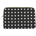 Housse Ordinateur Coton Bio à Pois - Mia Caviar La Cerise sur le Gâteau