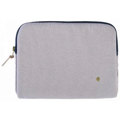 Housse Ordinateur Déperlante Coton Bio - Poivre Rose La Cerise sur le Gâteau