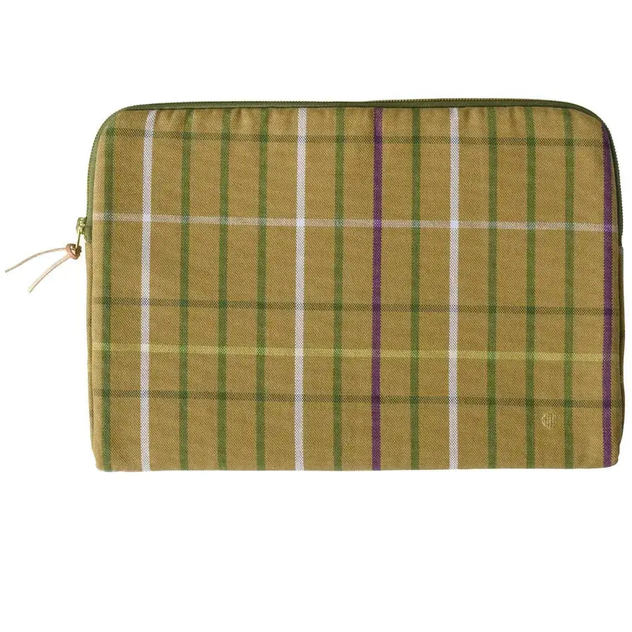 Housse Ordinateur Déperlante Coton Bio - Scotty Marron La Cerise sur le Gâteau