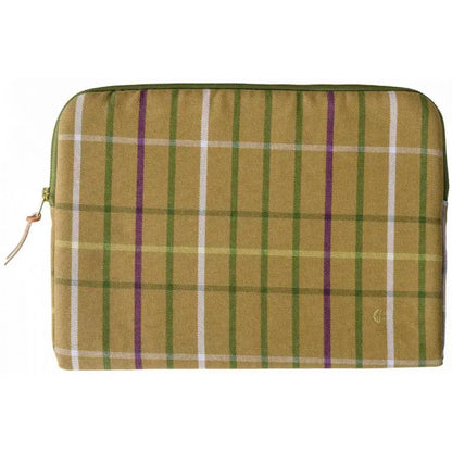 Housse Ordinateur Déperlante Coton Bio - Scotty Marron La Cerise sur le Gâteau