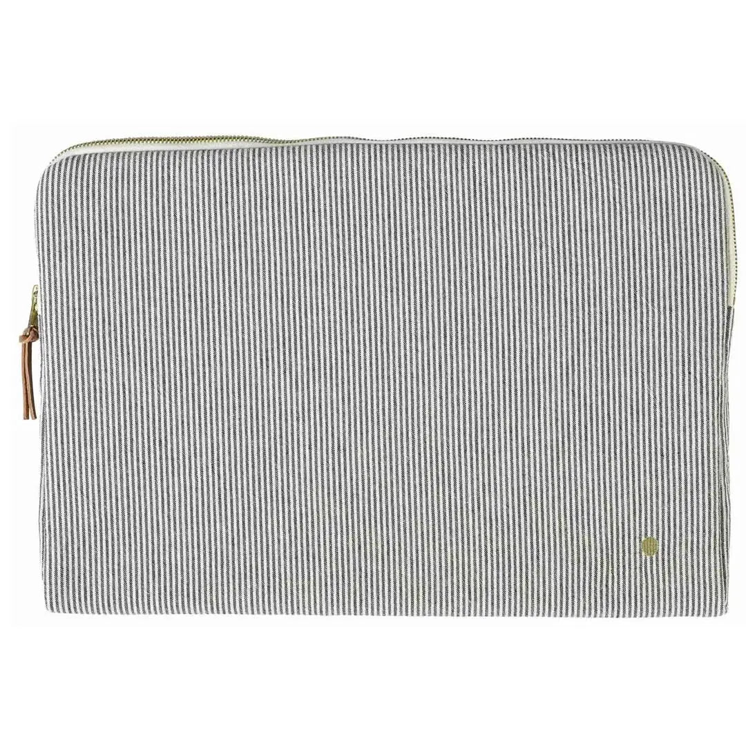 Housse Ordinateur en Coton Bio - Finette Caviar 13-14" La Cerise sur le Gâteau