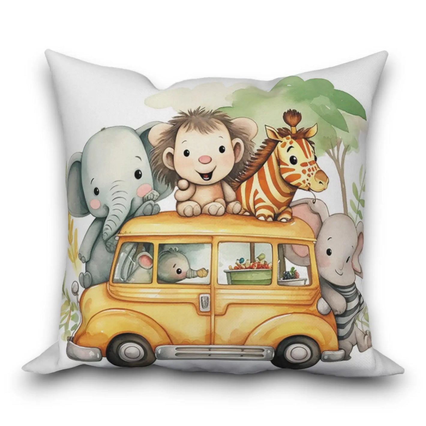 Housse coussin Animaux ludiques - Coussin Dorsey