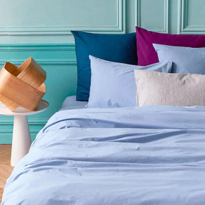 Housse de Couette Céleste Bluetiful - Coton bio La Cerise sur le Gâteau