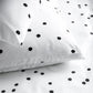 Housse de Couette en Coton Bio à pois- Odette Milk La Cerise sur le Gâteau