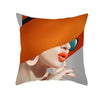 Housse de Coussin Chapeau Orange - C