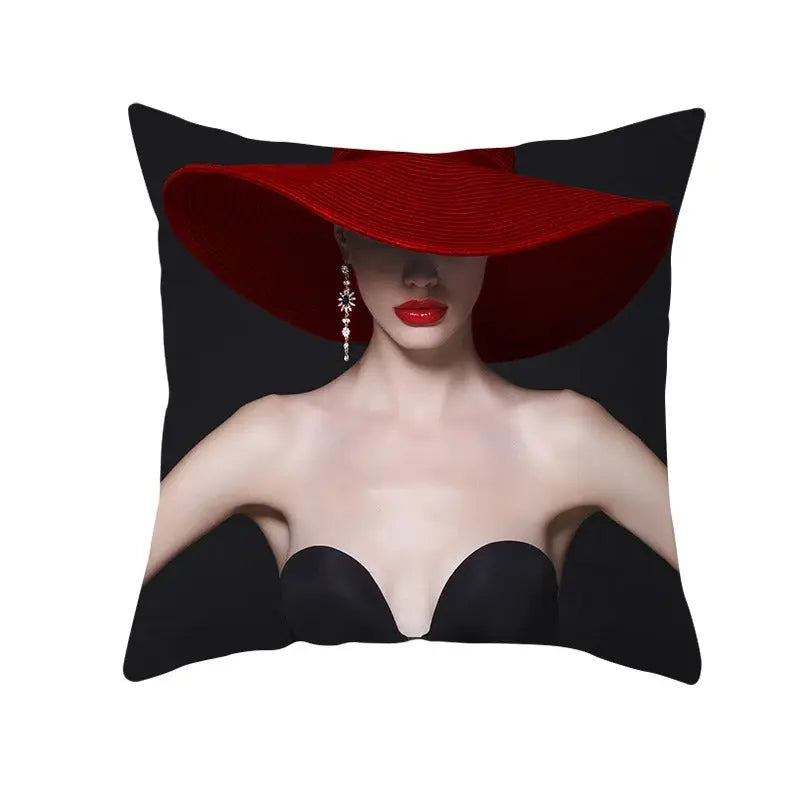 Housse de Coussin Femme Moderne - Coussin Dorsey