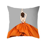 Housse de Coussin Femme Moderne - Coussin Dorsey