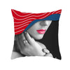 Housse de Coussin Femme Moderne - Q