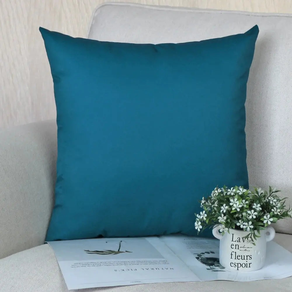 Housse de Coussin Imperméable Bleu - Coussin Dorsey