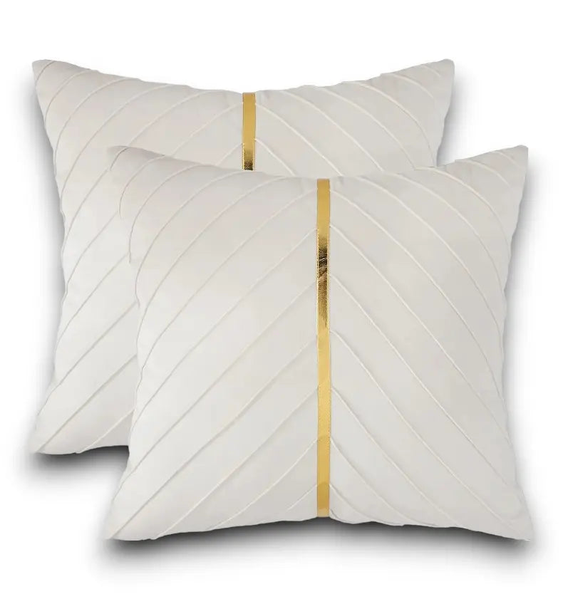 Housse de Coussin Ivoire Lot de 2 - Coussin Dorsey