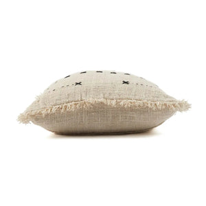 Housse de Coussin Naturel Blanc French Kiss Bazar Bizar