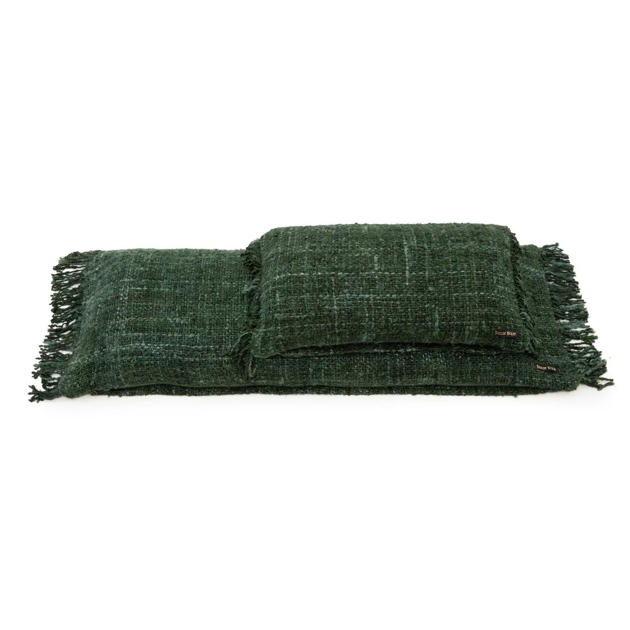 Housse de Coussin Oh My Gee - Vert Forêt - Coussin Dorsey