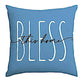 Housse de Coussin Printemps Bleu Lot de 4 - Coussin Dorsey