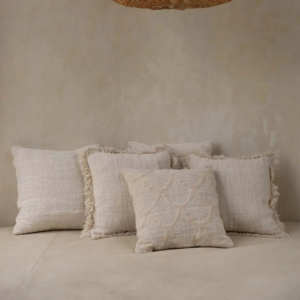 Housse de Coussin Sahara Naturel 50x50 Bazar Bizar