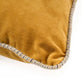 Housse de Coussin Velours Crush Moutarde - 50x50 Bazar Bizar