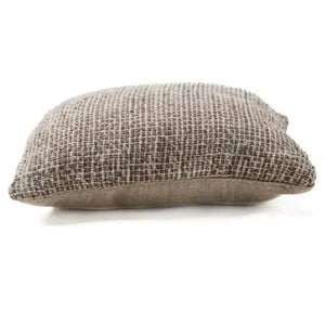 Housse de Coussin en Lin Grain Noir Naturel - 50x50 cm Bazar Bizar