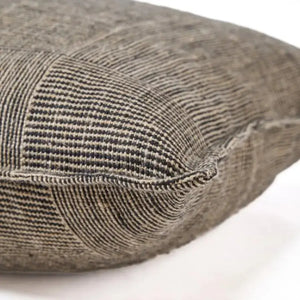 Housse de Coussin en Lin Noir - Bloc Party - 50x50 Bazar Bizar