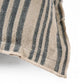 Housse de Coussin en Lin Noir - Nordic Stripe Bazar Bizar