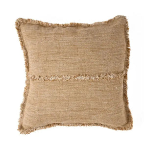Housse de Coussin en Lin - Sahara Fringe - 50x50 Bazar Bizar