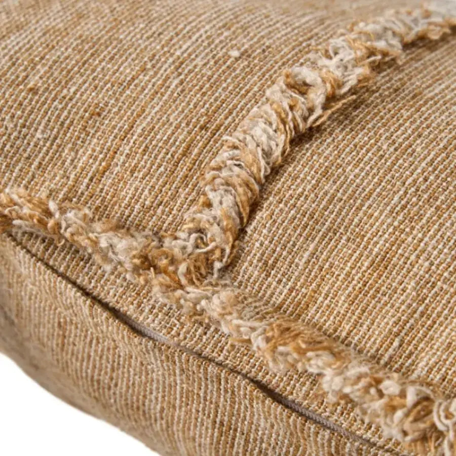 Housse de Coussin en Lin - Sahara Fringe - 50x50 Bazar Bizar