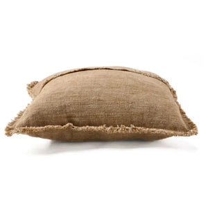 Housse de Coussin en Lin - Sahara Fringe - 50x50 Bazar Bizar