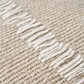 Housse de Coussin en Lin Stitch Blanc Naturel - 50x50 cm Bazar Bizar