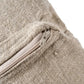 Housse de Coussin en Lin Stitch Blanc Naturel - 50x50 cm Bazar Bizar
